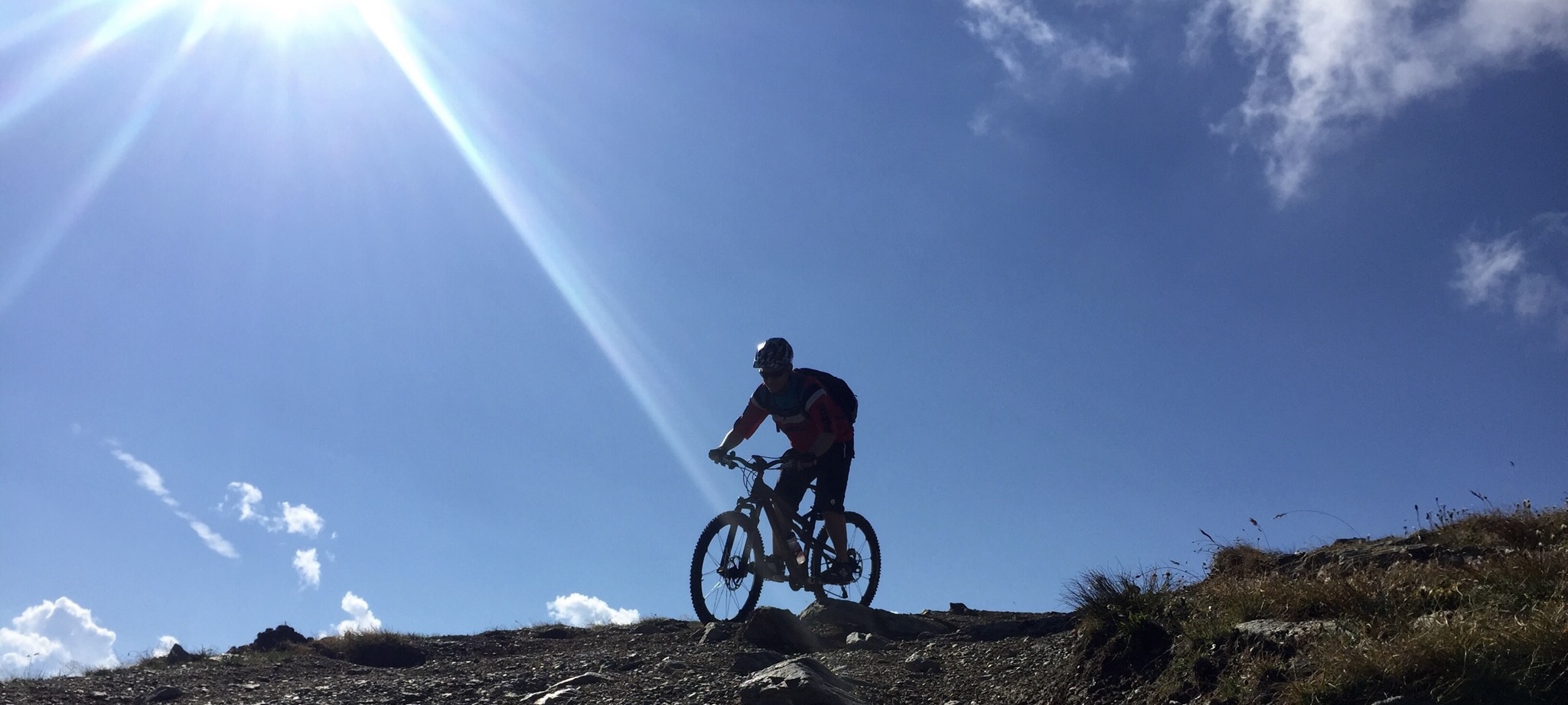 Mountainbiken und Berge